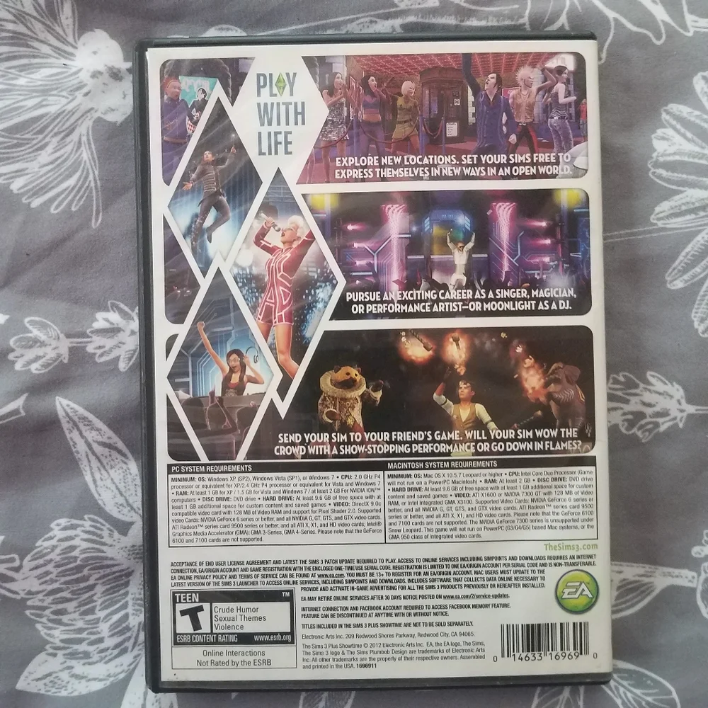Sims 3 + Sims 3 Show Time Pc Game